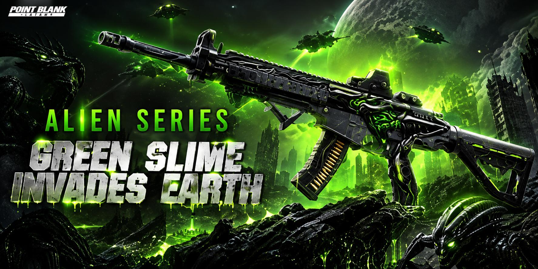 Serie Alien: Green Slime Invades Earth